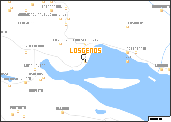 map of Los Geños