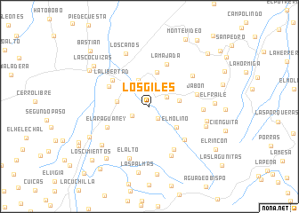 map of Los Giles