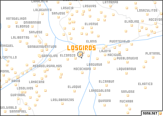 map of Los Giros