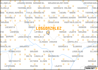 map of Los González