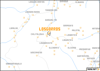 map of Los Gorros