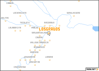 map of Los Grados