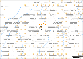 map of Los Gramasos