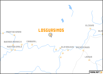 map of Los Guasimos