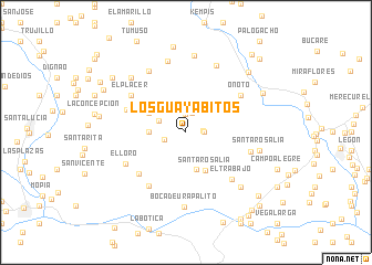 map of Los Guayabitos