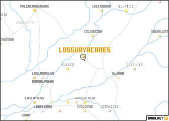 map of Los Guayacanes