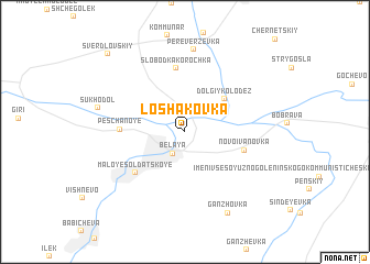 map of Loshakovka