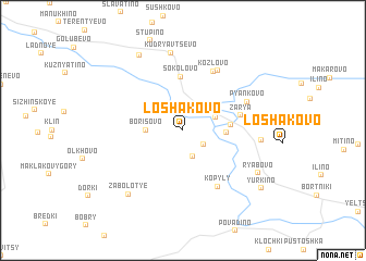 map of Loshakovo