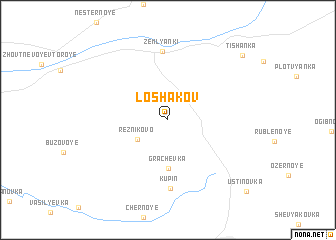 map of Loshakov