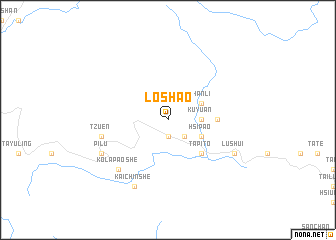 map of Lo-shao