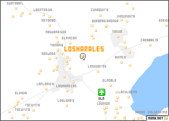 map of Los Harales