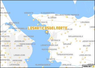 map of Los Haticos del Norte