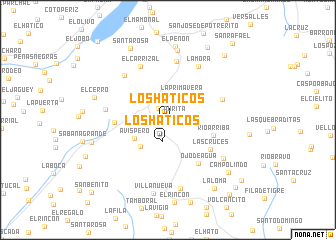 map of Los Haticos