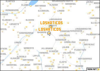 map of Los Haticos