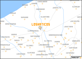 map of Los Haticos