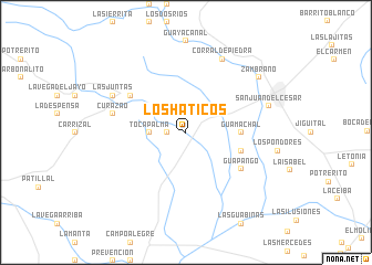 map of Los Haticos