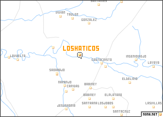 map of Los Haticos