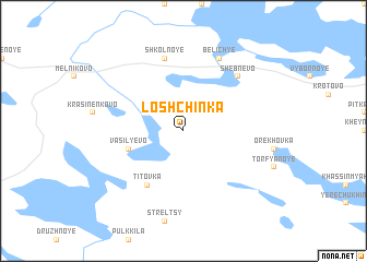 map of Loshchinka