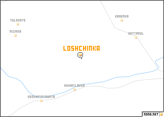 map of Loshchinka