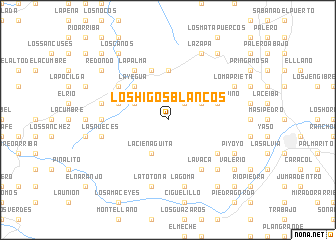 map of Los Higos Blancos