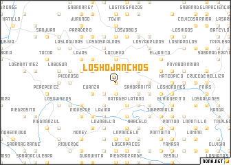 map of Los Hojanchos