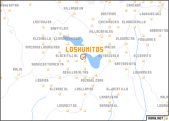 map of Los Humitos