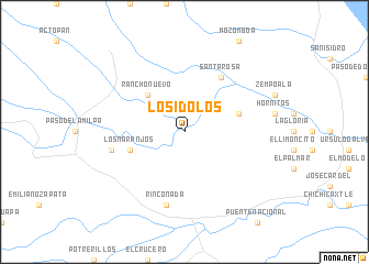 map of Los Ídolos