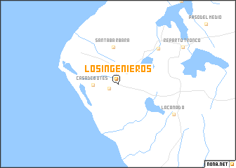 map of Los Ingenieros