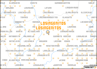 map of Los Ingenitos