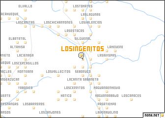 map of Los Ingenitos