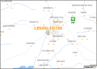 map of Los Inglesitos