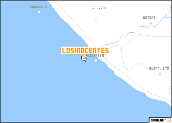 map of Los Inocentes