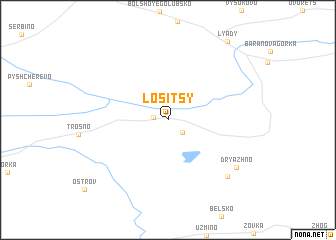 map of Lositsy