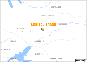 map of Los Izquierdos