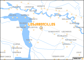 map of Los Jaboncillos