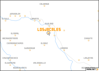 map of Los Jacales