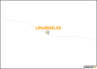 map of Los Jagüeles