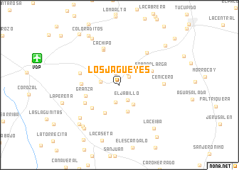 map of Los Jagüeyes