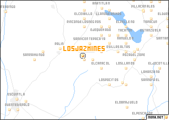 map of Los Jazmines
