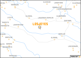 map of Los Jeyes