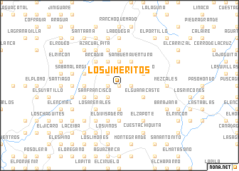 map of Los Jimeritos