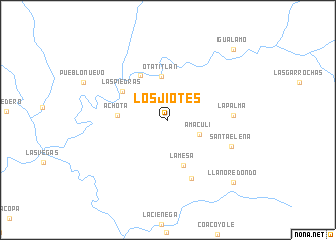 map of Los Jiotes