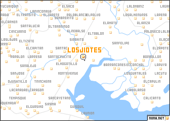 map of Los Jiotes