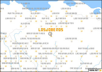map of Los Joberos
