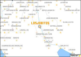 map of Los Jobitos