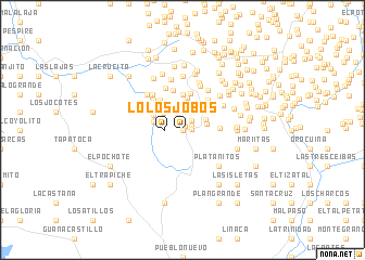 map of Los Jobos