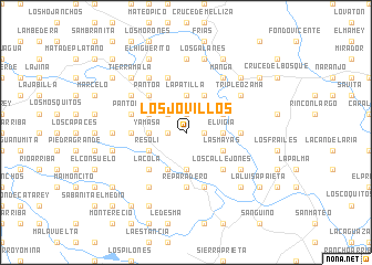 map of Los Jovillos