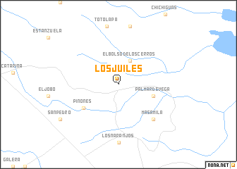 map of Los Juiles