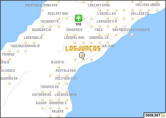 map of Los Juncos