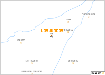 map of Los Juncos